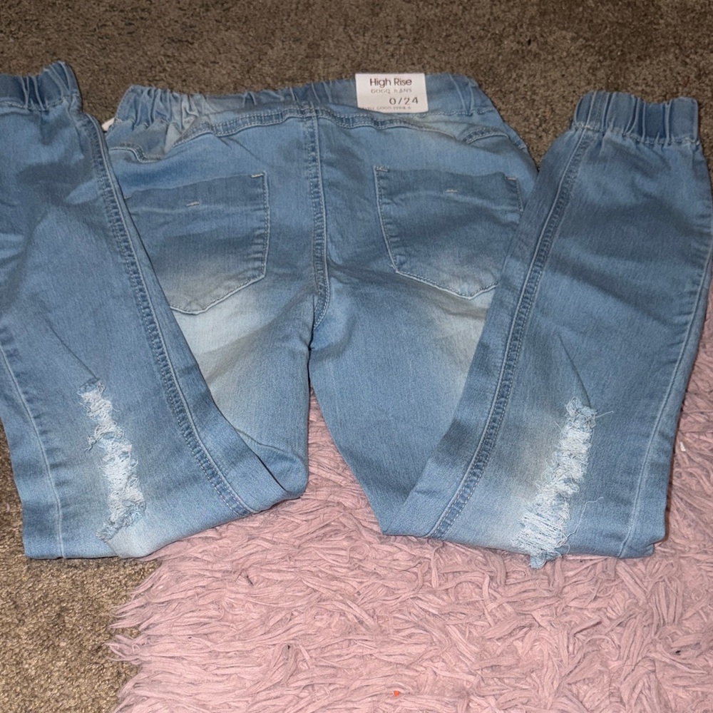 High Rise Light Blue Women's Jeans
